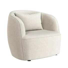 Poltrona boucle elodie armchair